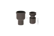 Viemäröinti - Unidrain Outlet unit w/vertical outlet Ø75 mm incl. water trap corner drain - 2412.0075