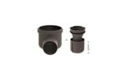 Viemäröinti - Unidrain Drain unit w/horizontal outlet Ø75 mm incl. water trap corner drain - 2411.0075