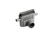 Viemäröinti - Unidrain Outlet unit w/horizontal outlet Ø75 mm incl. water trap and two horizontal side inlets Ø40/32 mm - 1433.0075