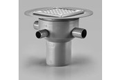 Viemäröinti - Purus multiflex w/grate vertical 110 mm - 153483-116