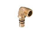 Alupex-järjestelmät - Geberit mepla bend adapter 90° with male thread: d=32mm r=1 - 604.254.00.5