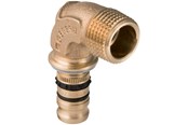 Alupex-järjestelmät - Geberit mepla bend adapter 90° with male thread: d=20mm r=3 - 602.253.00.5