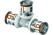 Alupex-järjestelmät - Uponor painettu komposiittiliitin PPSU 25-25-25 - 1039946