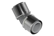 Alupex-järjestelmät - Uponor Paineistettu komposiitti kyynärpää 45° PPSU 40-40 - 1046388