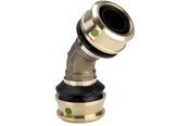 Alupex-järjestelmät - Viega Raxofix bend 45° 25 gunmetal / glossy - 647070