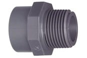 Muoviputket ja liittimet - +GF+ Bush equal pvc pn16 d20-1/2" - 721910706