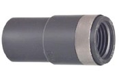 Muoviputket ja liittimet - +GF+ Redbush npl pvc pn16 d25-1/2" - 721910437