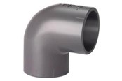 Muoviputket ja liittimet - +GF+ Elbow 90° pvc pn16 d25 - 721100107