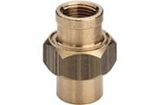 Kierteitetyt putkenosat ja liittimet - Viega Union socket-socket 1 1/2" gunmetal - 446970