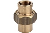Kierteitetyt putkenosat ja liittimet - Viega Union socket-socket 3/8" gunmetal - 446925