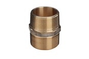 Kierteitetyt putkenosat ja liittimet - Viega Nipple 3/8" gunmetal - 282356