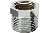 Kierteitetyt putkenosat ja liittimet - Viega Nipple socket 1/2" x 3/8" chrome plated gunmetal - 447991
