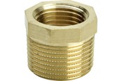 Kierteitetyt putkenosat ja liittimet - Viega Nipple sleeve 3/4" x 3/8" gunmetal - 266509
