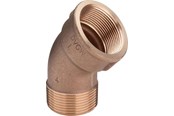 Kierteitetyt putkenosat ja liittimet - Viega Bend 45° sleeve/nipple 2" gunmetal - 650711