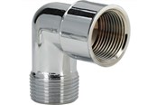 Kierteitetyt putkenosat ja liittimet - Viega Angle 90° sleeve/nipple 1/2" chrome-plated brass - 102586