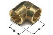 Kierteitetyt putkenosat ja liittimet - Isiflo Elbow brass 90° crome for f 3/4 - 1982065-FKR