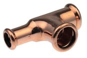 Paineputket ja liittimet - Vsh Fabrieken Xpress copper reduced t-piece fff 22x22x15 - 4801863