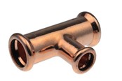 Paineputket ja liittimet - Vsh Fabrieken Xpress copper reduced t-piece fff 22x18x22 - 4801852