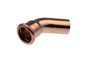 Paineputket ja liittimet - Vsh Fabrieken Xpress copper elbow 45 deg. fø 18 - 38403