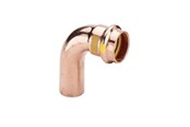 Paineputket ja liittimet - Viega Profipress G bend 90° 28 Copper/bright 345563 - 345563