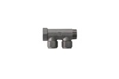 PEX-järjestelmät - Pettinaroli manifold 2 outlets tea 15 mm - BI-202PT-15/10