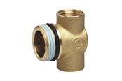 Lattialämmitys - Pettinaroli Päätepisteliitin lineaarisille putkistoille 1 x 12 x 38 - 070M-843