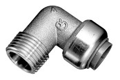 PEX-järjestelmät - Roth male elbow 90° push-fit 22 mm x 3/4" - 17046605.322