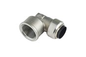 PEX-järjestelmät - Roth female elbow 90° push-fit 22 mm x 3/4" - 17046605.022