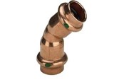 Paineputket ja liittimet - Viega Profipress bend 45° 15 Copper/bright 292348 - 292348