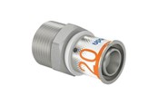 Alupex-järjestelmät - Uponor s-press plus adapter male thread 20 mm x 34 - 1070505