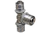 Alupex-järjestelmät - Uponor press tee reducer 50-40-50 - 1046927