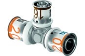 Alupex-järjestelmät - Uponor s-press plus teereduktori 25 x 20 x 25 mm - 1070577