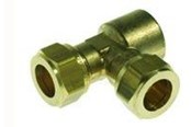 Puristusliittimet - Vsh Fabrieken Compression tee female cxcxf 15x15x1/2 s1 - 0869803