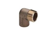 Kupariputket ja -liittimet - Viega Transition angle 90° sleeve/nipple 15 mm x 1/2" gunmetal - 100568