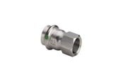 Paineputket ja liittimet - Viega Sanpress Inox transition 18 mm x 1/2" stainless steel 436599 - 436599