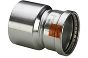 Paineputket ja liittimet - Viega Sanpress Inox XL reduction 88.9 x 76.1 mm stainless steel - 483159