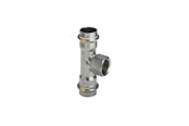 Paineputket ja liittimet - Viega Sanpress Inox Tee 22mm x 1/2" x 22mm stainless steel - 437176