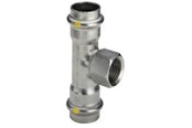 Paineputket ja liittimet - Viega Sanpress inox T-liitin 18 mm x 34 x 18 mm - 437169