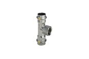 Paineputket ja liittimet - Viega Sanpress Inox Tee 22mm x 3/4" x 22mm stainless steel - 437183