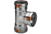 Paineputket ja liittimet - Viega Sanpress inox xl T-liitin 76,1 x 54 x 76,1 mm - 482725