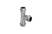 Paineputket ja liittimet - Viega Sanpress Inox T-piece 28 x 18 x 28 mm stainless steel - 435967