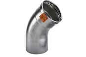 Paineputket ja liittimet - Viega Sanpress inox xl kyynärpää 45° 76.1 482688 - 482688