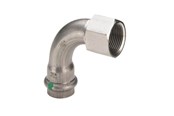 Paineputket ja liittimet - Viega Sanpress inox sovitinkulma 90° 15 mm x 12 - 437091