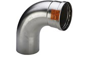 Paineputket ja liittimet - Viega sanpress inox xl kyynärpää 90° 76.1 482626 - 482626