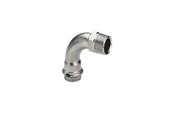 Paineputket ja liittimet - Viega Sanpress Inox transition bend 90° socket/nipple 22 mm x 3/4" stainless steel - 436926