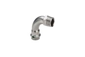 Paineputket ja liittimet - Viega Sanpress Inox transition bend 90° socket/nipple 15 mm x 1/2" stainless steel - 436896