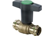 Liitostarvikkeet putkille - Viega Easytop ball valve 18 mm gunmetal - 746384
