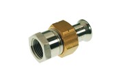 Paineputket ja liittimet - Vsh Fabrieken Xpr stainless straight union ff 35xrp5/4 - 6192098