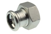 Paineputket ja liittimet - Vsh Fabrieken Xpr ruostumaton liitin mutterilla ff 35xg3/2 - 6191779