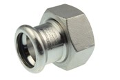 Paineputket ja liittimet - Vsh Fabrieken Xpr ruostumaton liitin mutterilla ff 22xg1 - 6191757